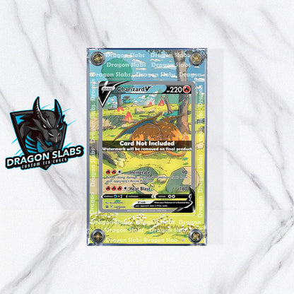 Pokemon Charizard V SWSH260 Promo Custom Display Case Slab Extended Artwork