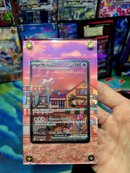 Pokemon Mew 151 Promo SVP 053 Extended Artwork Display Case