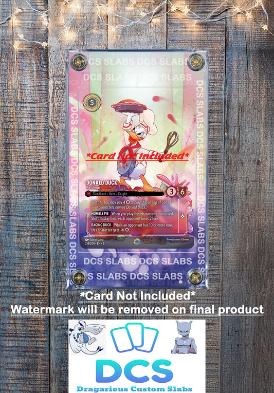 Disney Lorcana Shimmering Skies Donald Duck Pie Slinger 214/204 Enchanted Chapter 5 Custom Case
