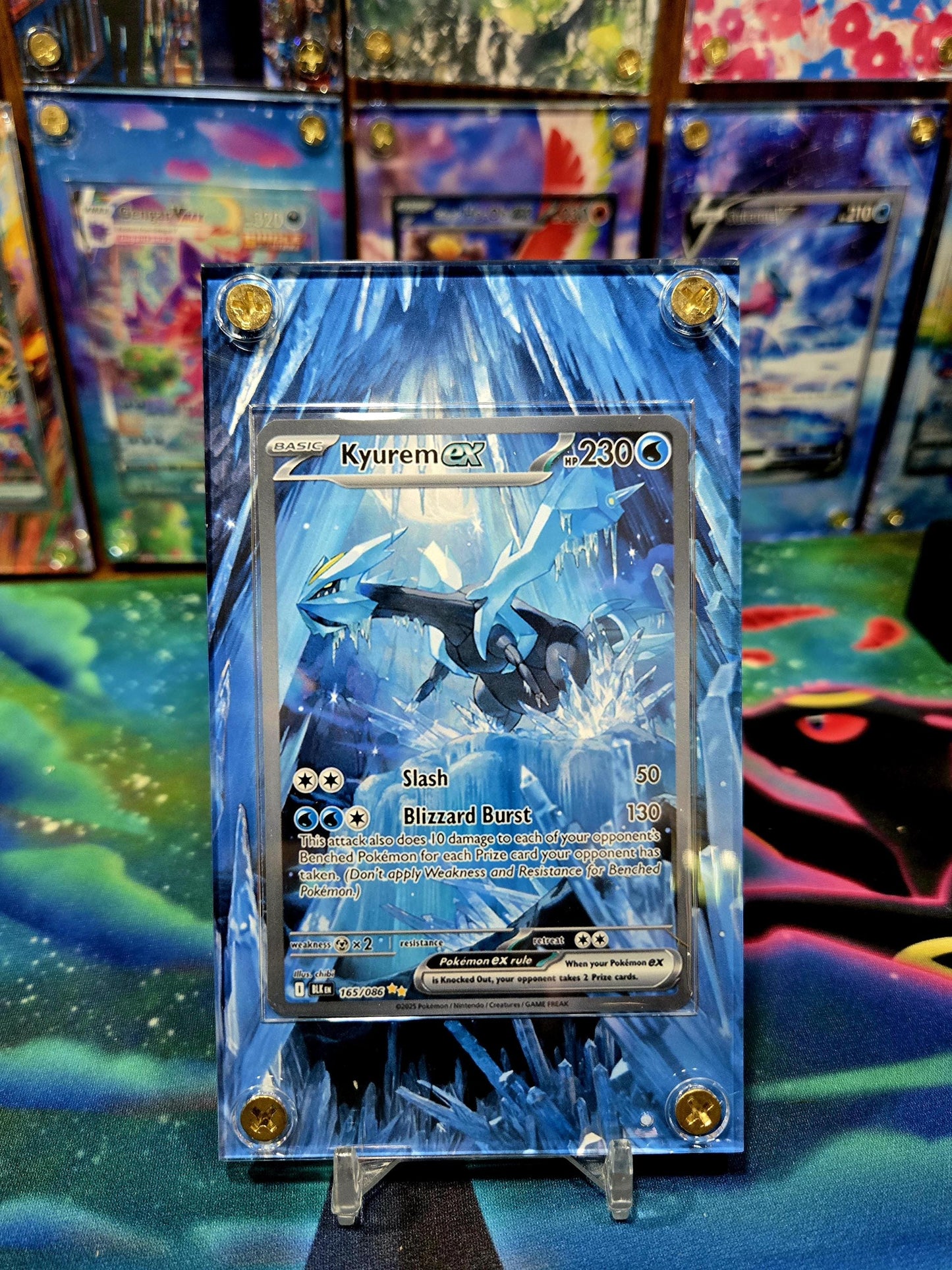 Pokemon Kyurem EX 165/086 SIR Black Bolt Extended Art Case