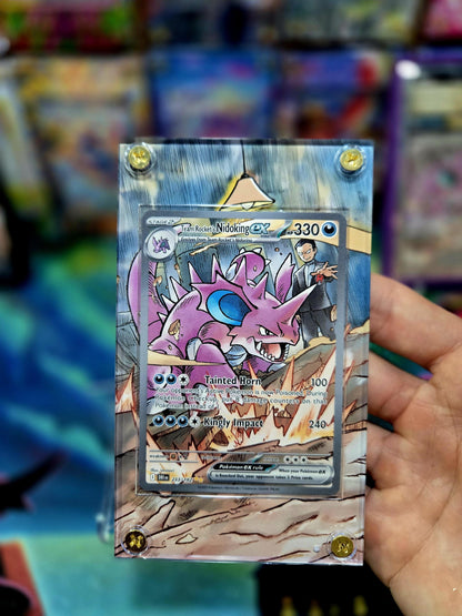 Pokemon Nidoking ex 233/182 Destined Rivals Extended Art Case