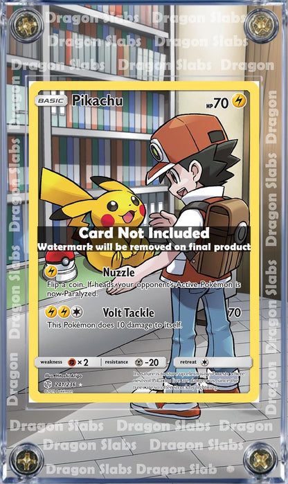 Pokemon Pikachu 241/236 Cosmic Eclipse Extended Artwork Case