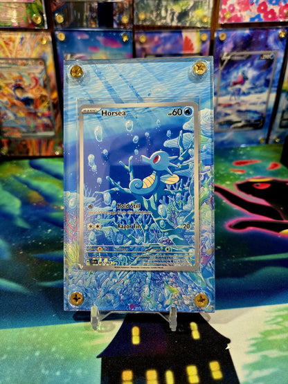 Pokemon Horsea IR 067/064 Shrouded Fable Extended Art Case