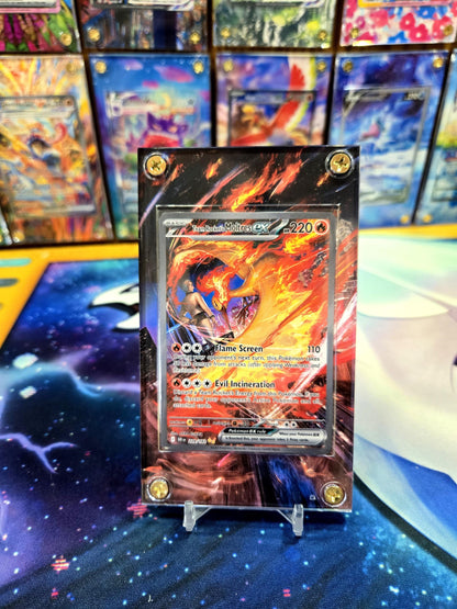 Pokemon Team Rocket's Moltres ex 229/182 Destined Rival Extended Art Case