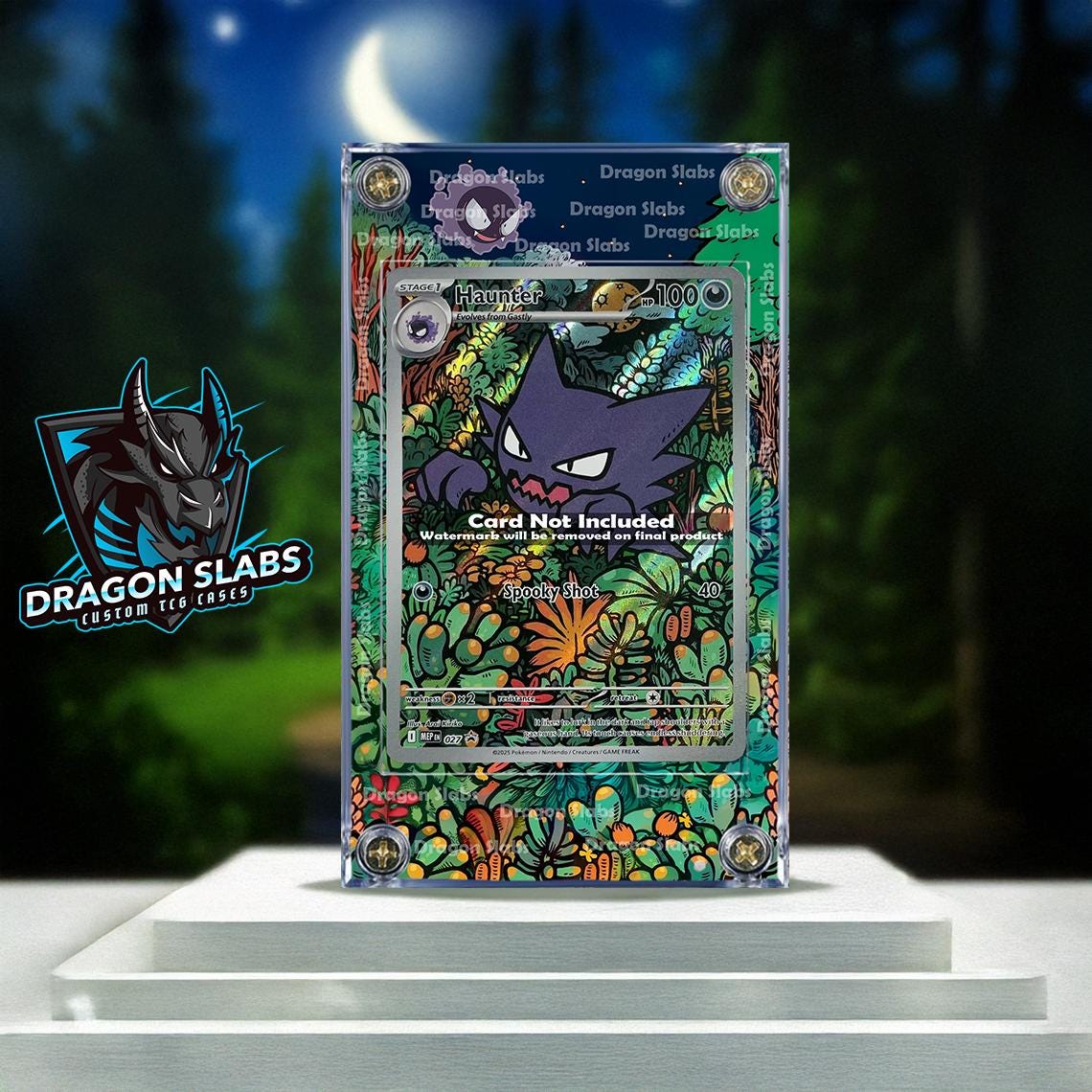 Pokemon Haunter IR 027 Promo Mega Battle Deck Extended Artwork Case