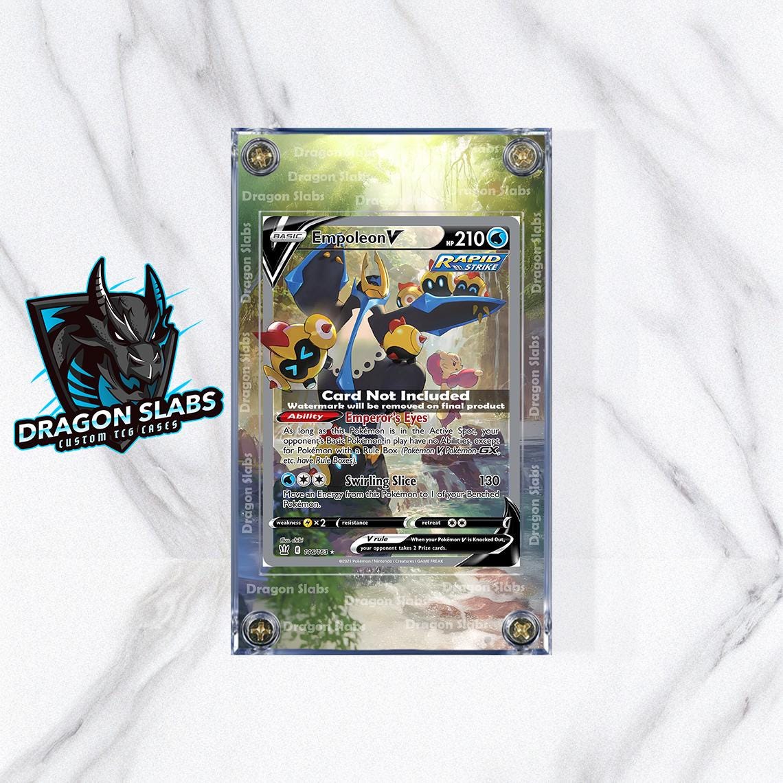 Empoleon V Alt Art 146/163 Battle Styles Extended Artwork Case