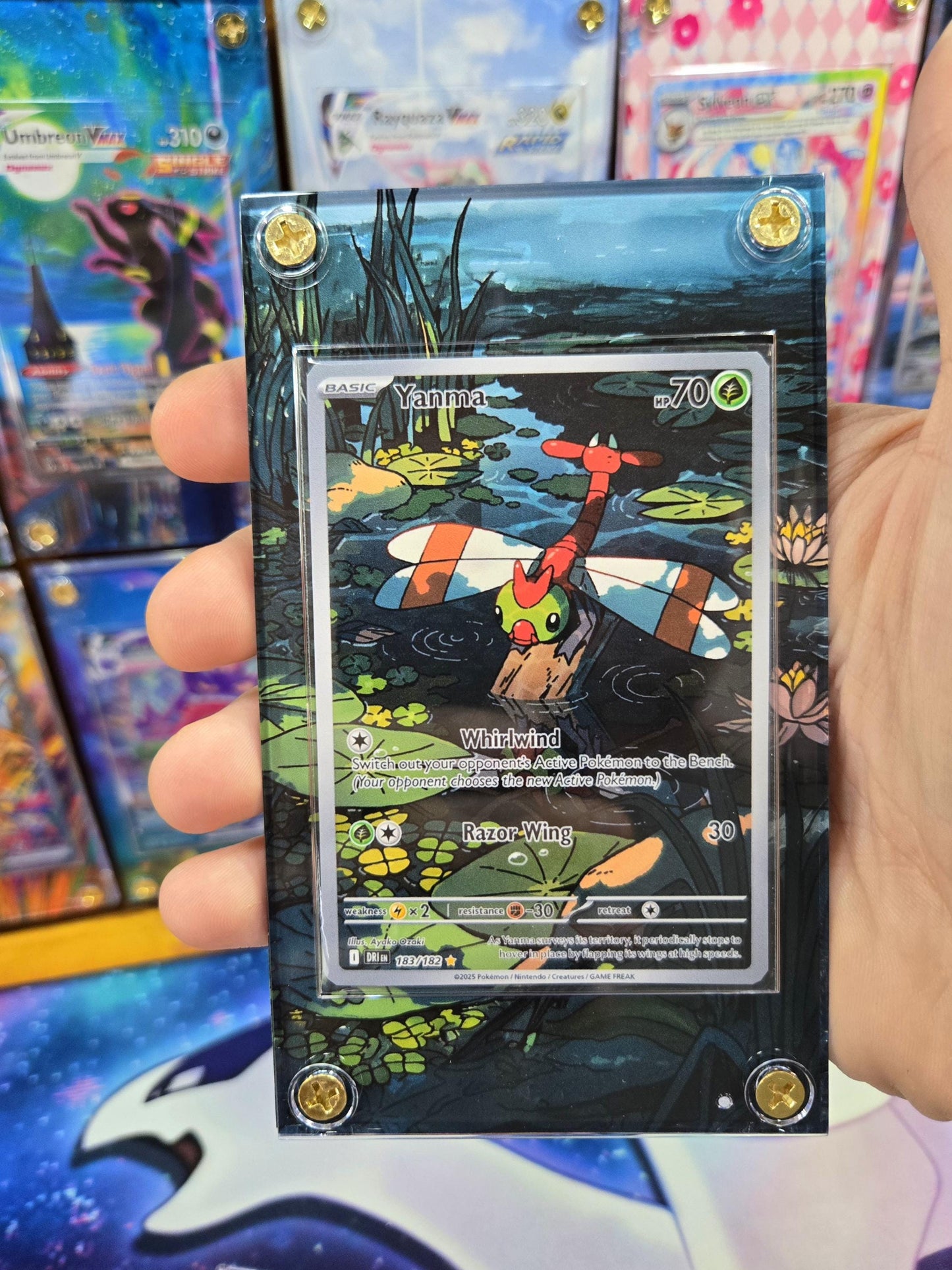 Pokemon Yanma 183/182 Destined Rivals Extended Art Custom Case