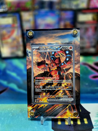 Pokemon Volcanion EX 182/159 184/159 Journey Together Extended Art Custom Case
