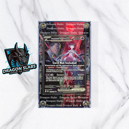 Pokemon Team Rocket's Mewtwo ex SIR 231/182 Destined Rival Extended Art Case