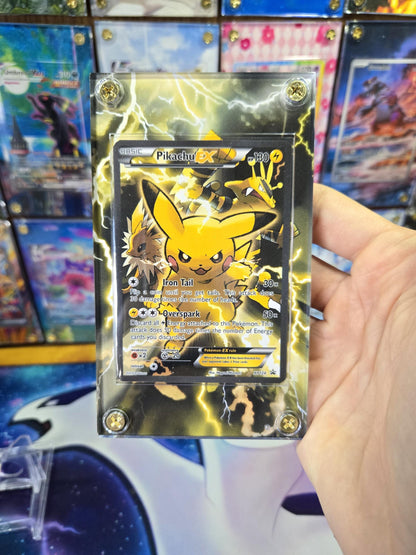 Pokemon Pikachu EX XY124 Promo Extended Artwork Case