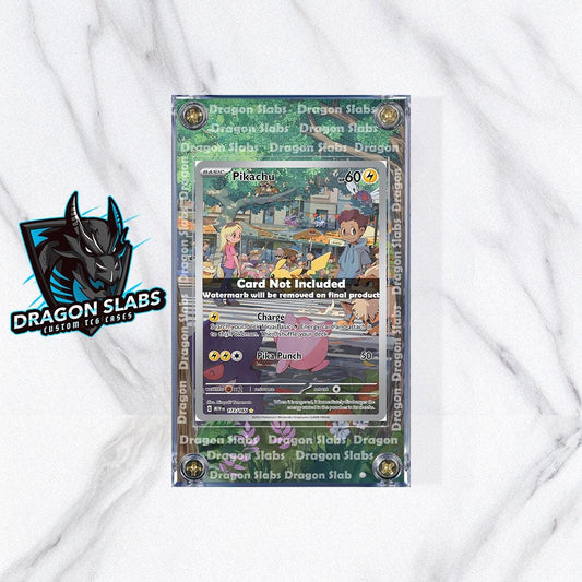 Pokemon 151 Pikachu 173/165 Custom Display Case from Pokemon 151 Extended Artwork