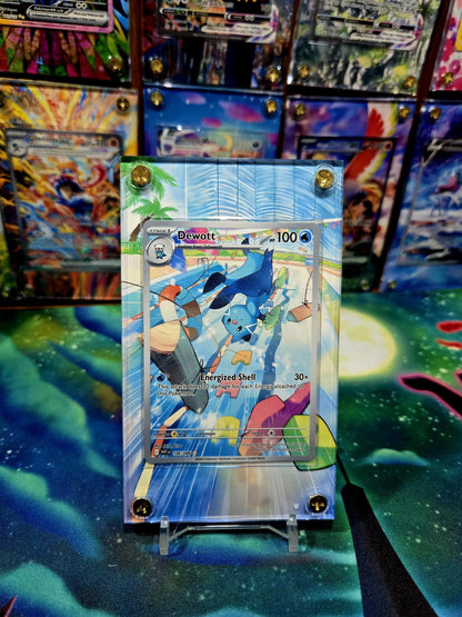 Pokemon Dewott IR 106/086 White Flare Extended Art Case