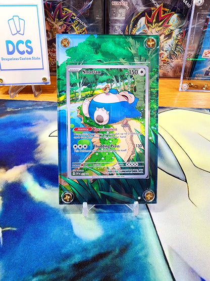 Pokemon Snorlax SVP051 Promo Pokemon 151 Custom Case Extended Artwork