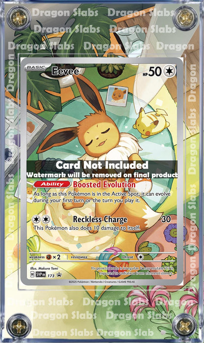 Pokemon Eevee Promo 173 Prismatic Evolutions ETB Custom Case Extended Artwork