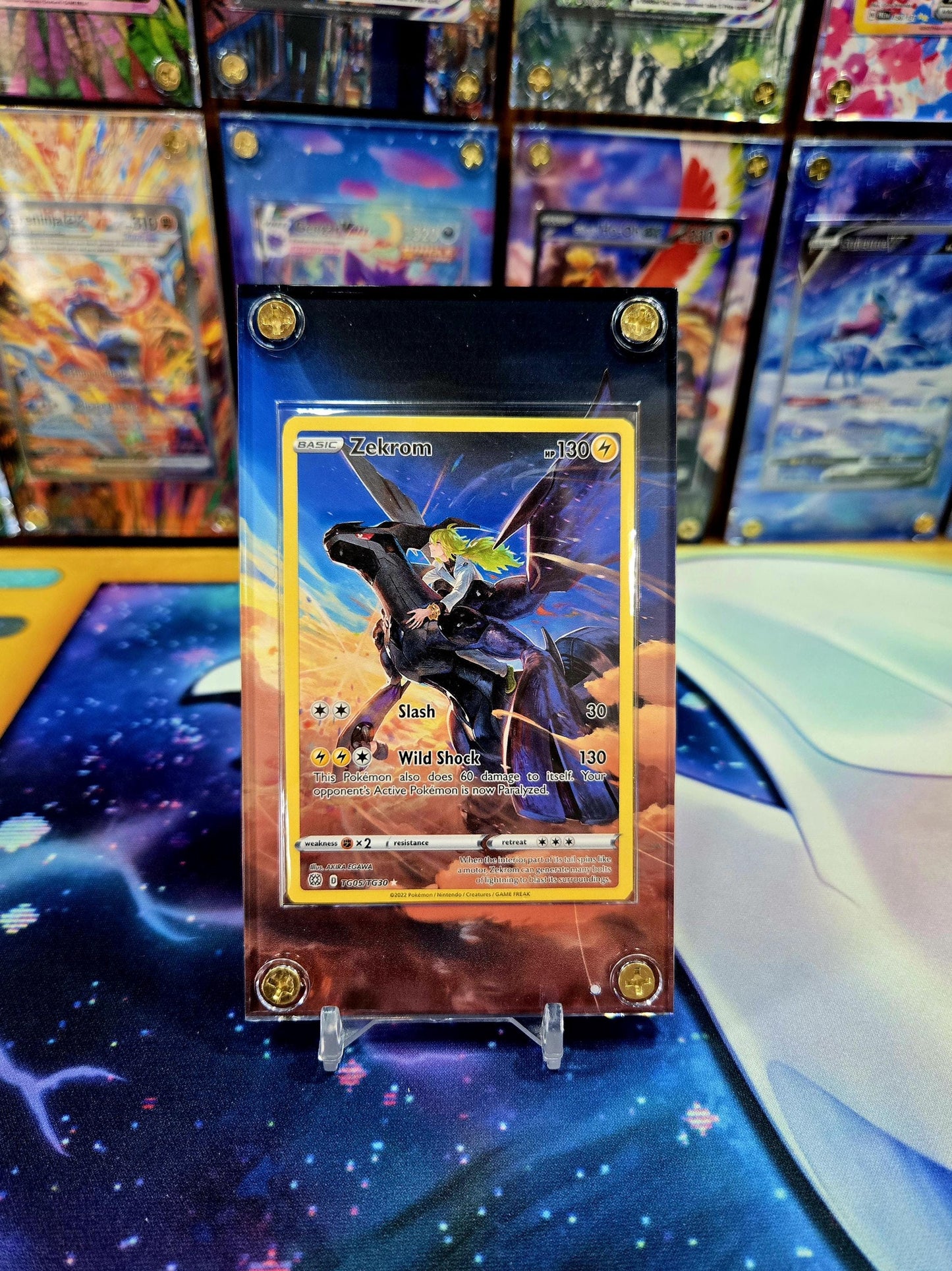 Pokemon Zekrom TG05/TG30 Brilliant Stars Extended Art Custom Case