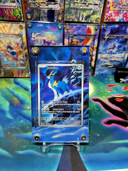 Pokemon Cobalion 144/086 IR Black Bolt Extended Art Case
