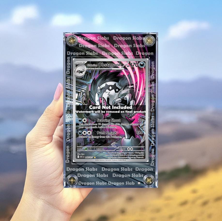 Pokemon Galarian Obstagoon 245/217 Ascended Heroes Extended Artwork Case