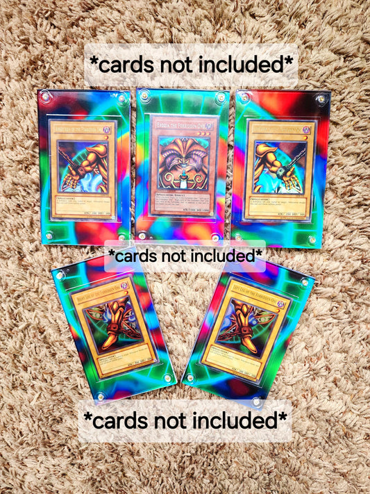 X5 Yugioh Spellbinding Circle Exodia Custom Cases