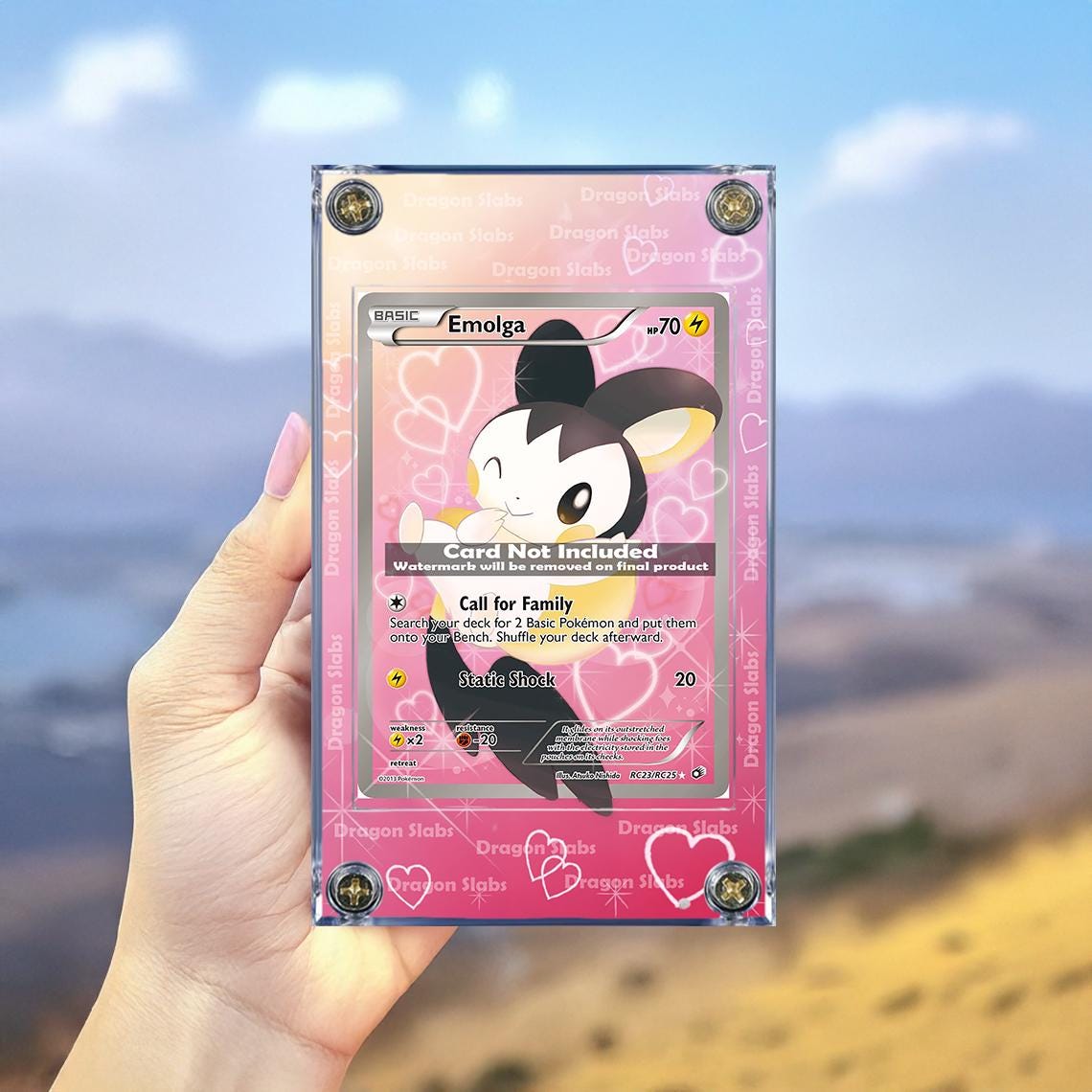 Pokemon Emolga RC23/113 Legendary Treasures Extended Artwork Case