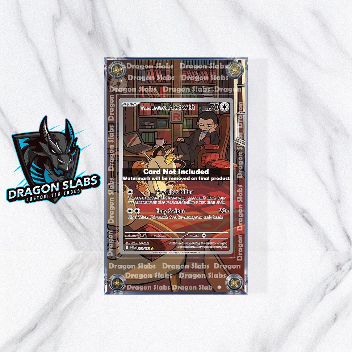 Pokemon Team Rocket’s Meowth 203/182 Destined Rival Extended Art Case