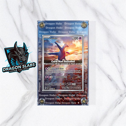Pokemon Latios 203/191 IR Custom Display Case from Surging Sparks