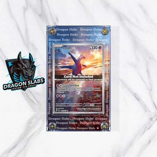 Pokemon Latios 203/191 IR Custom Display Case from Surging Sparks