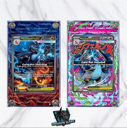 x2 Pokemon Mega Charizard X EX SIR 125 023 Phantasmal Flames Extended Artwork Cases