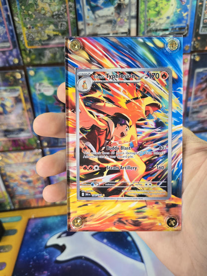 Pokemon Ethan's Typhlosion 190/182 Destined Rivals Extended Art Case
