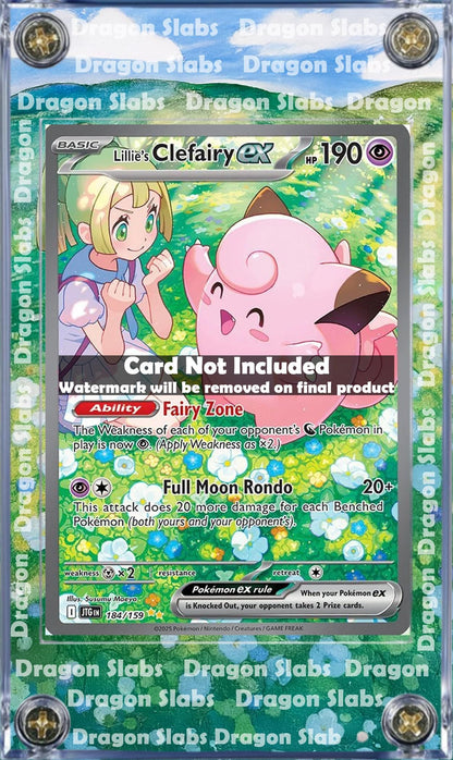 Pokemon Lillie’s Clefairy EX SIR 184/159 Journey Together Extended Art Custom Case