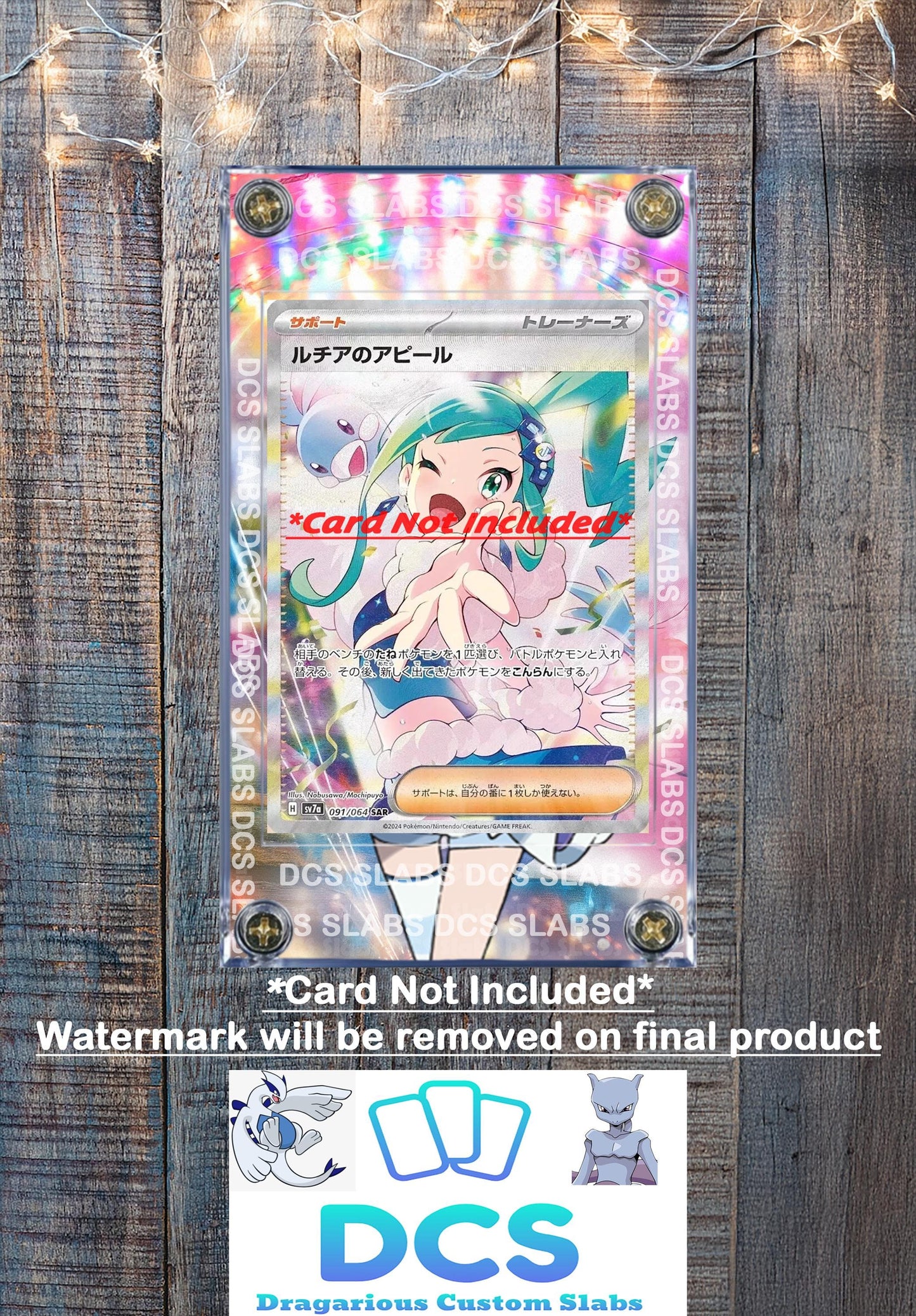 Lisia's Appeal SAR 091/064 Paradise Dragona sv7A Pokemon Custom Case