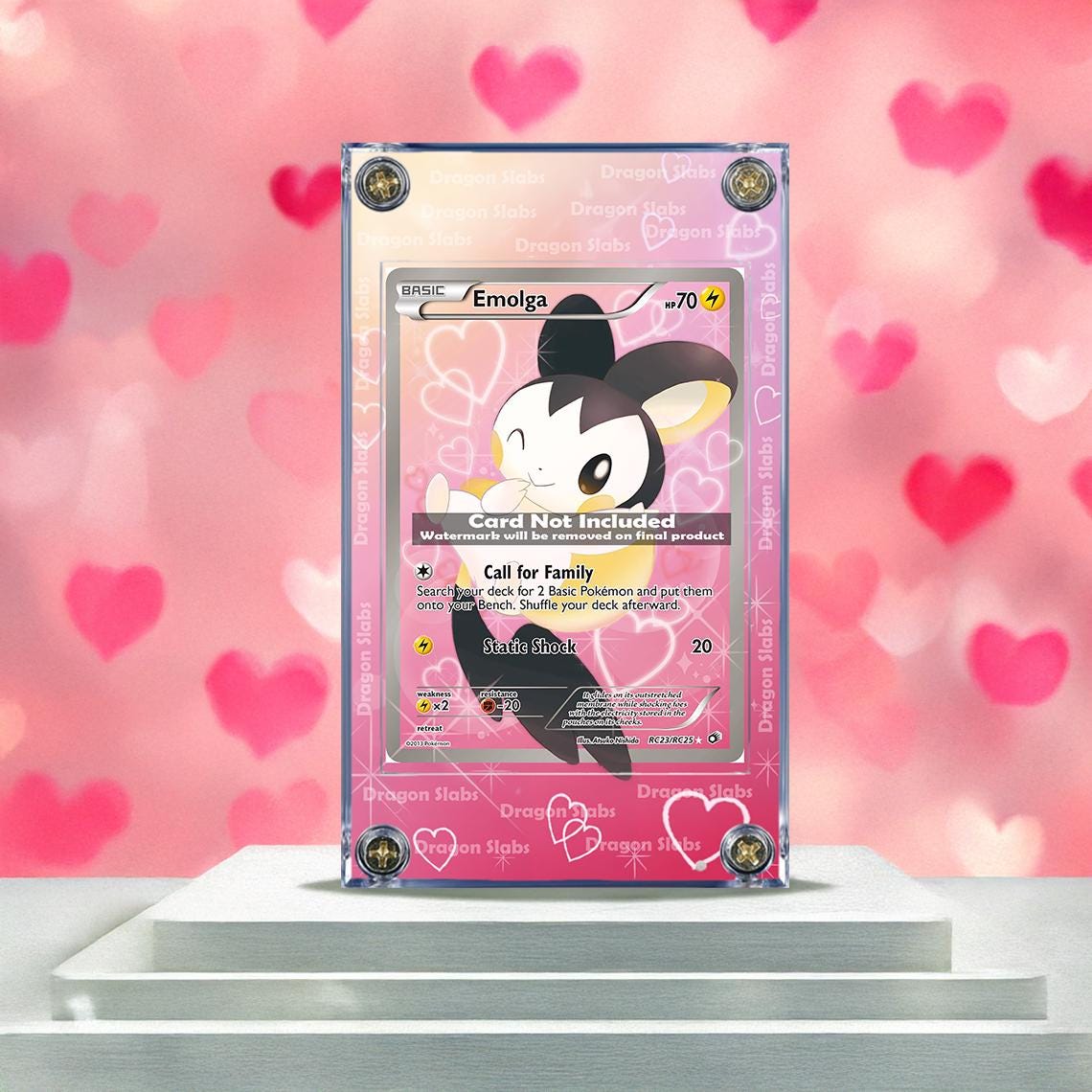 Pokemon Emolga RC23/113 Legendary Treasures Extended Artwork Case