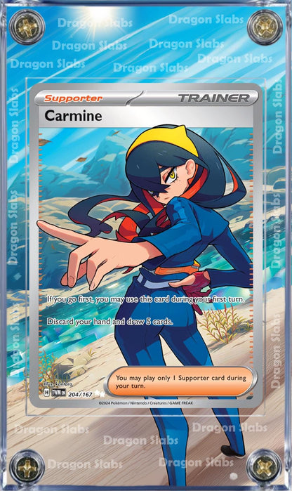 Pokemon Carmine 204 IR Twilight Masquerade Extended Artwork Case