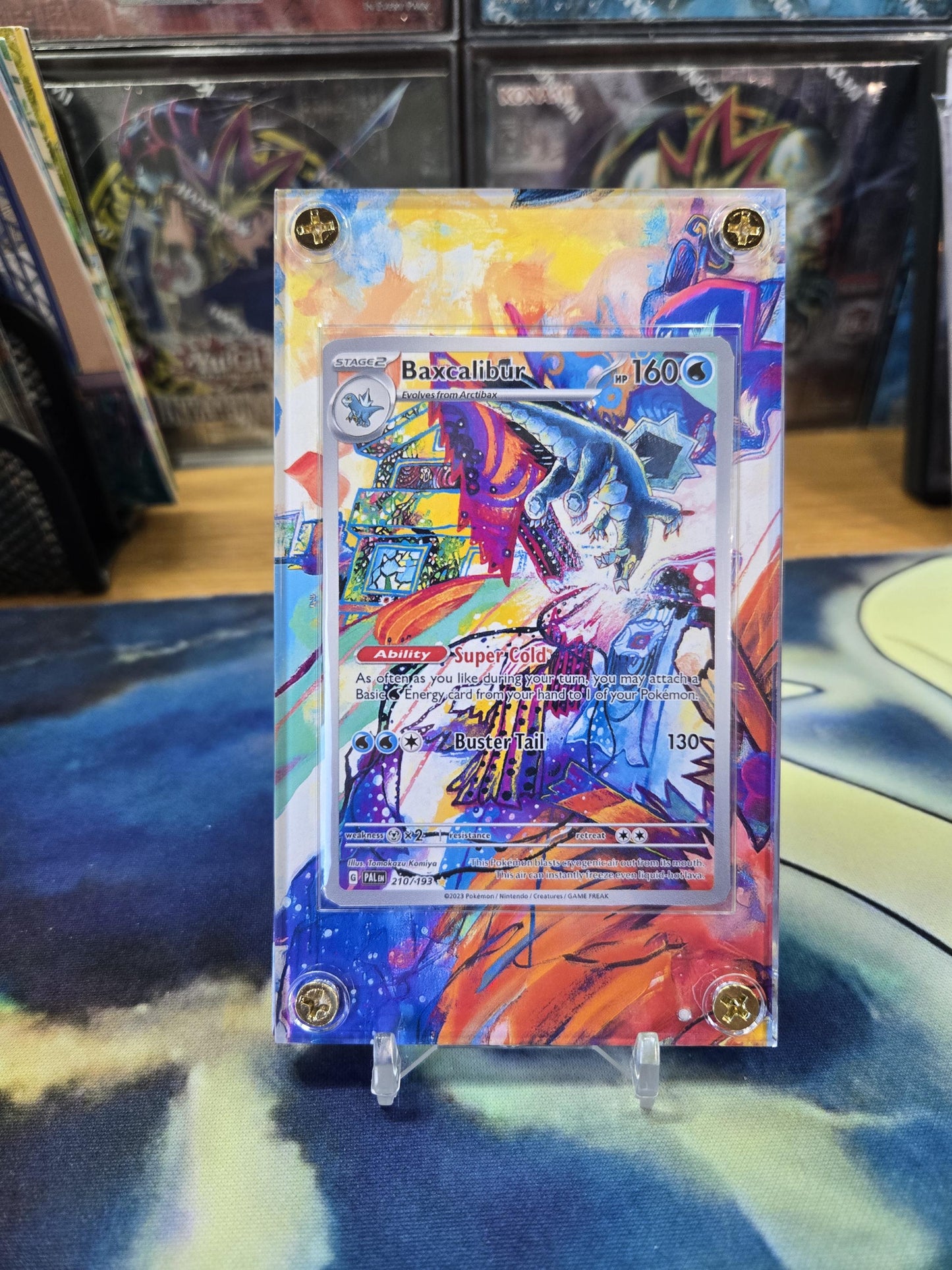 Pokemon Baxcalibur 210/193 Paldea Evolved Extended Artwork Case