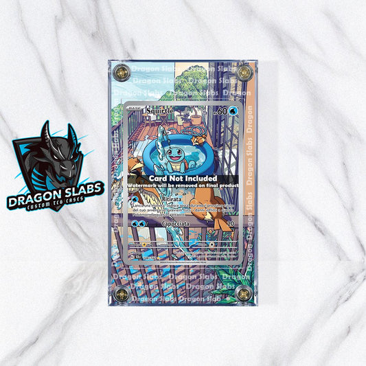Pokemon Squirtle Stellar Crown SVG IR 148/142 Card Custom Display Case