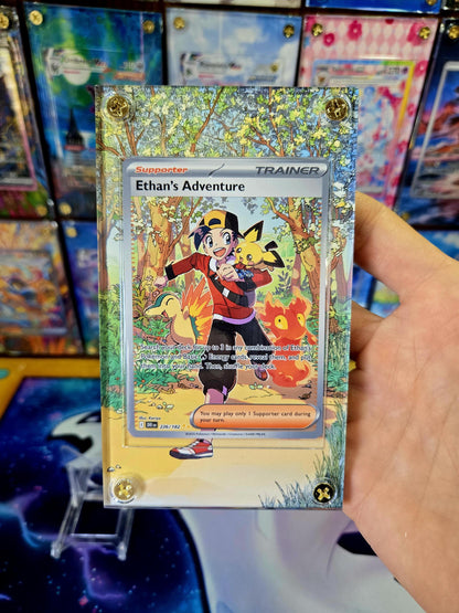 Pokemon Ethan's Adventure 236/182 191/182 Destined Rival Extended Art Case