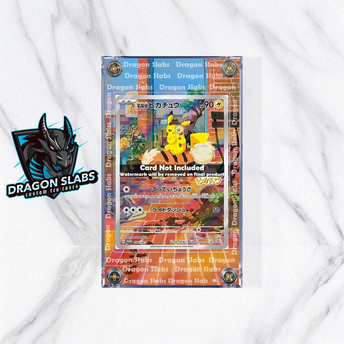 Pokemon Detective Pikachu 098-SV-P Promo Extended Artwork Display Case