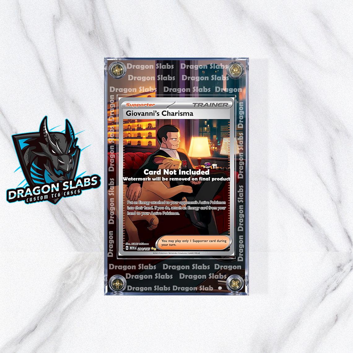 Pokemon 151 Giovanni's Charisma 204/165 Extended Art Case