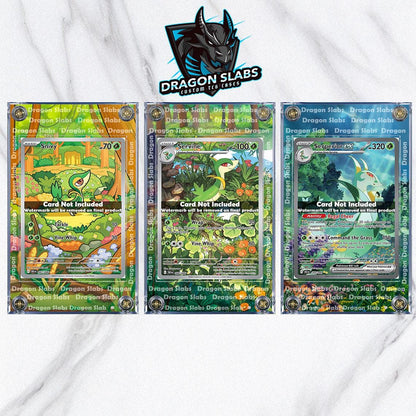 x3 Pokemon Snivy, Servine, Serperior EX SIR 167,087, 088 Black Bolt Extended Art Cases