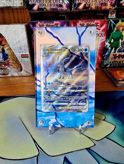 Pokemon Glaceon Vstar GG40 Crown Zenith Custom Display Case Extended Artwork