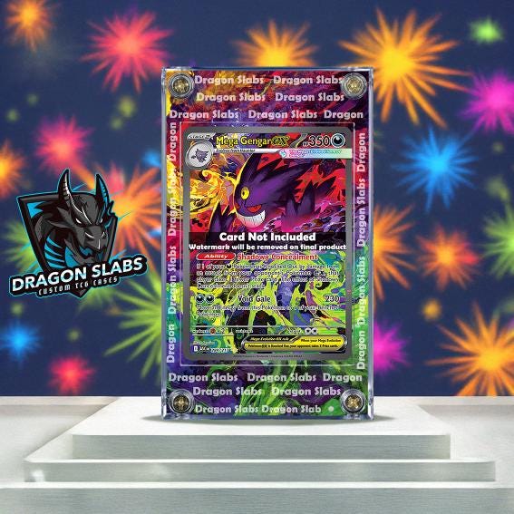 Pokemon Mega Gengar EX 284/217 SIR Ascended Heroes Extended Artwork Case