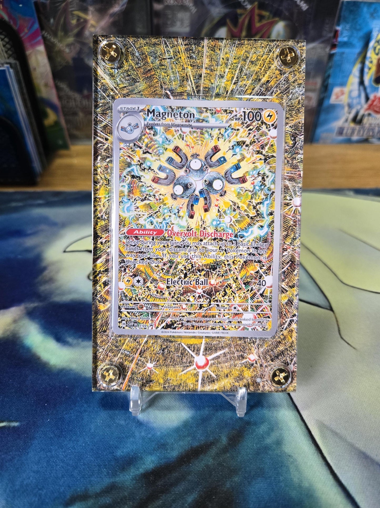 Pokemon Magneton Black Star Promo Surging Sparks 159 Extended Artwork Case