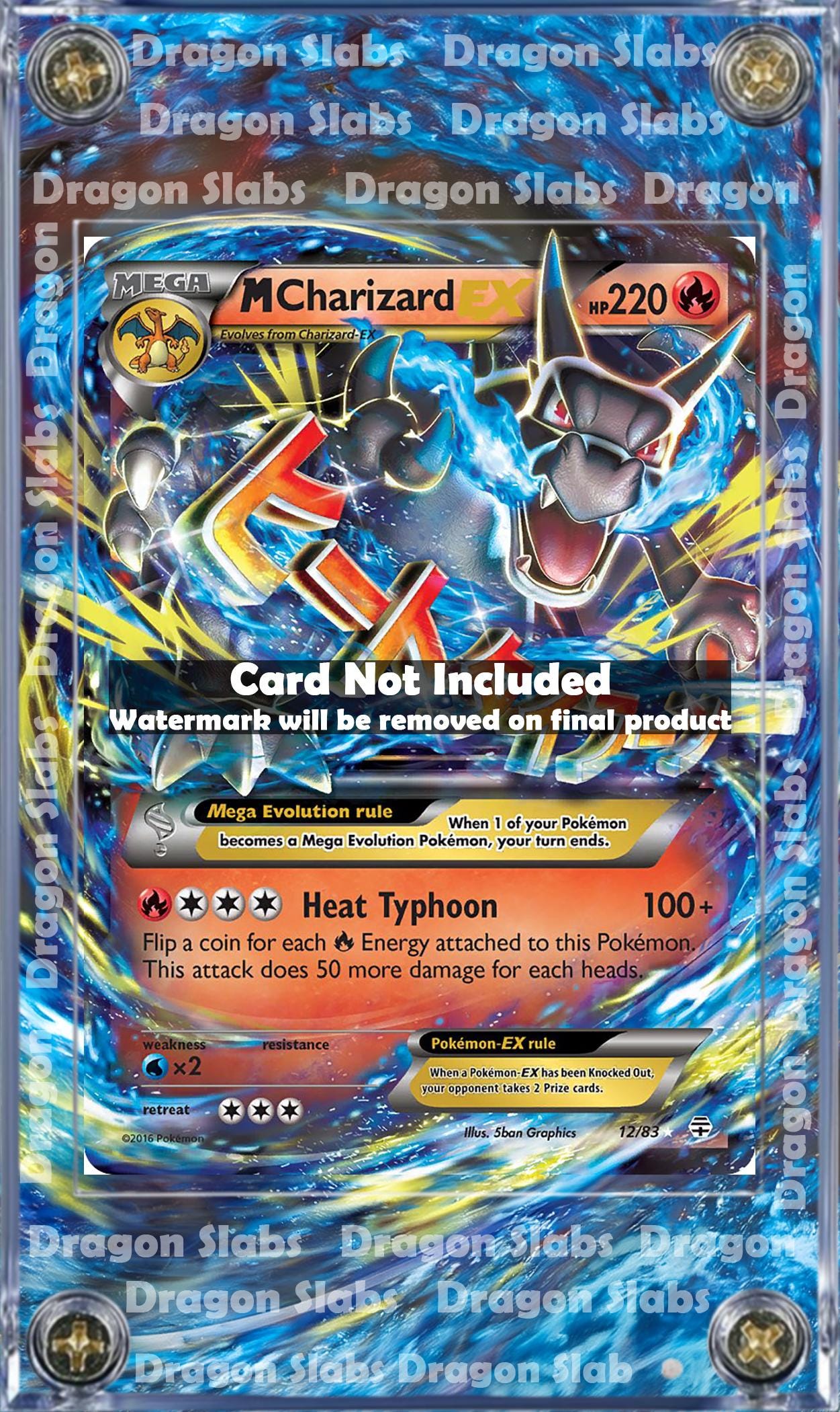Pokemon M Charizard Ex Generations 12/83 Custom Case