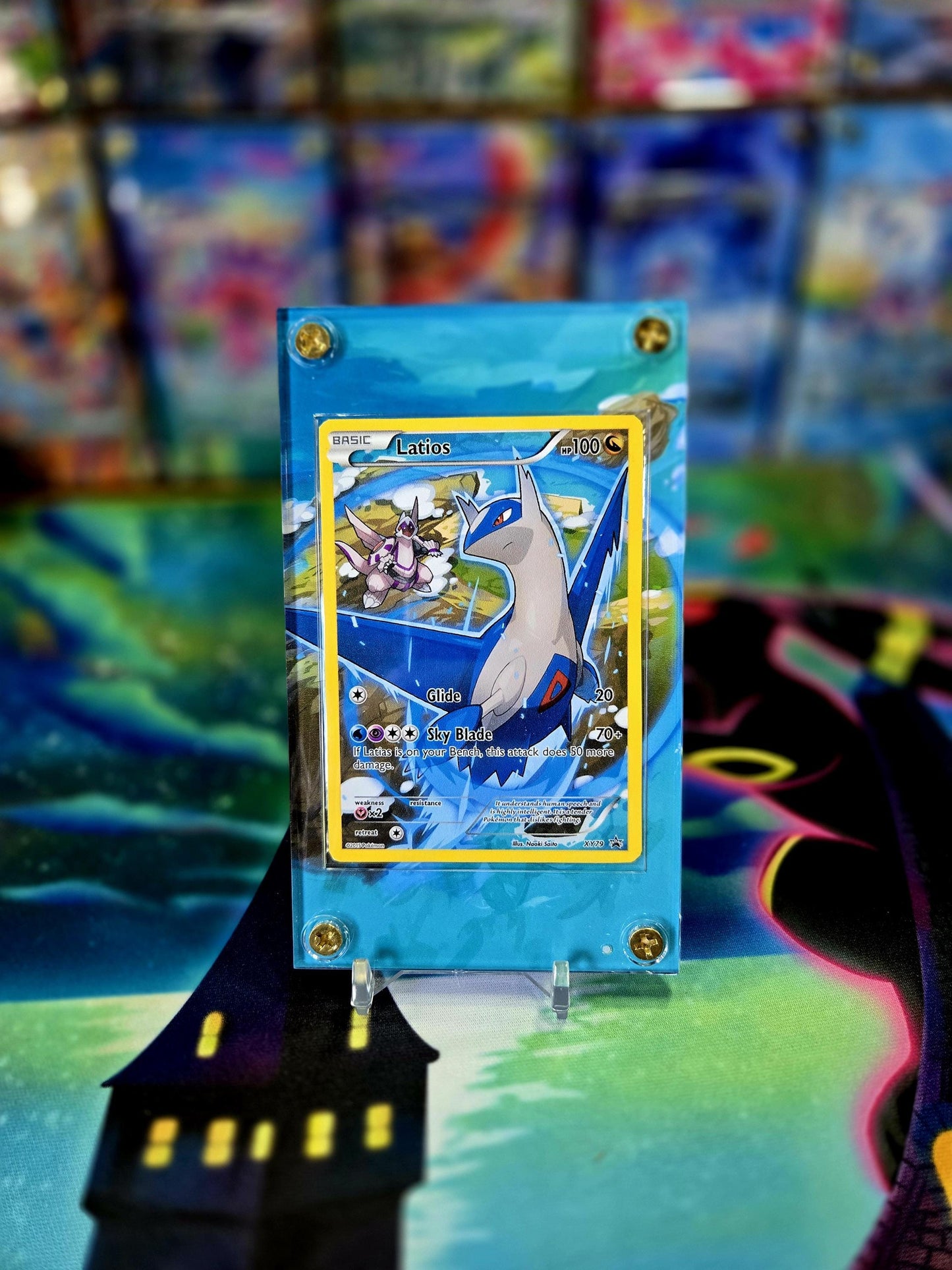 Pokemon Latios XY 79 Promo Extended Art Case