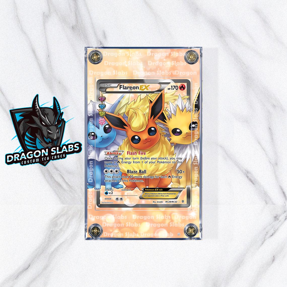 Pokemon Flareon EX RC28-32 Generations Radiant Collection Extended Artwork Case