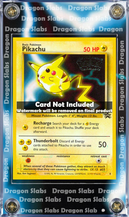 Pokemon Pikachu Black Star Promo #4 Extended Art Custom Case