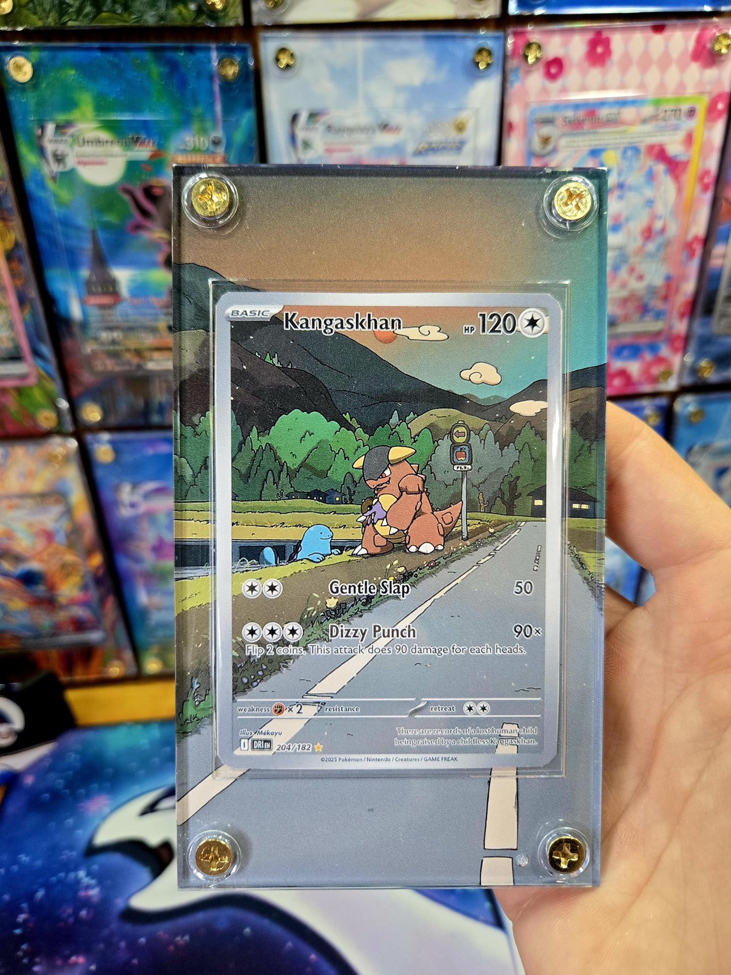 Pokemon Kangaskhan 204/182 Destined Rivals Extended Art Case