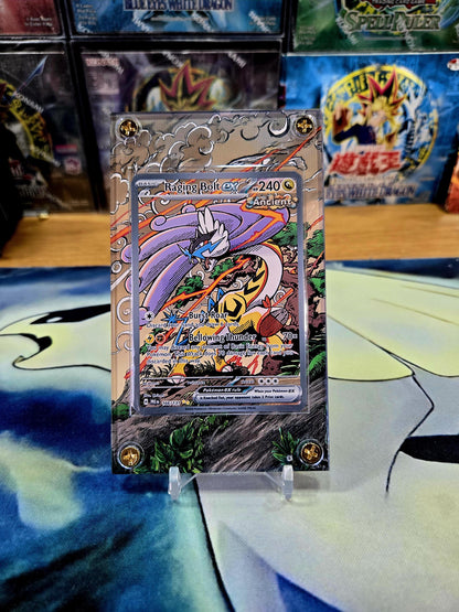 Pokemon Raging Bolt EX SIR 166/131 Prismatic Evolutions Extended Artwork Case