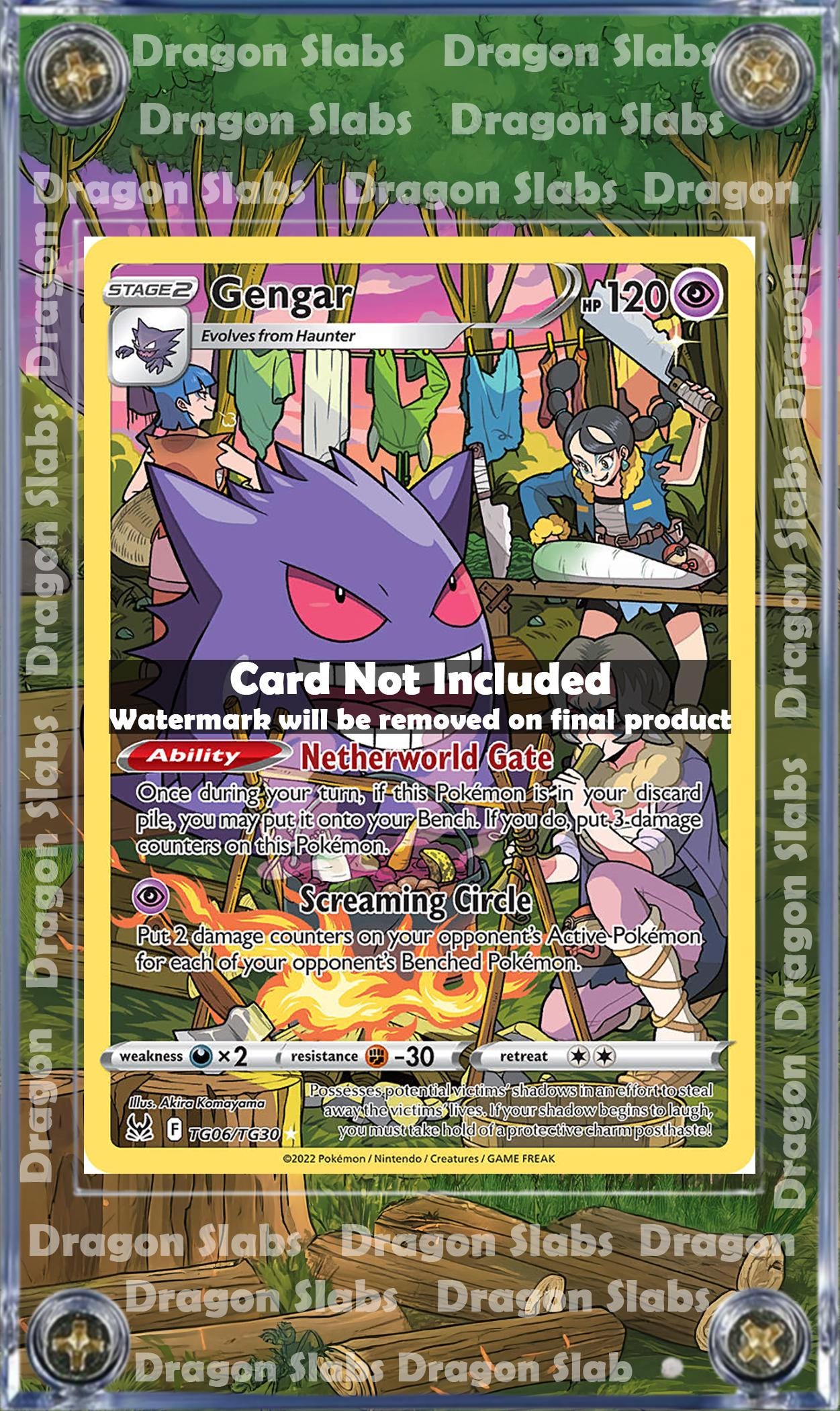 Gengar TG06/TG30 Lost Origin Custom Display Case