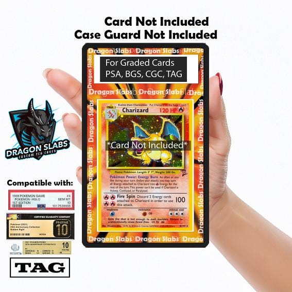 Charizard Base Set Pokemon PSA bgs CGC tag Extended Artwork