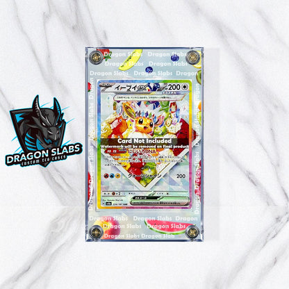 Pokemon Card Eevee ex SAR 224/187 sv8a Terastal Festival Pristmatic Evolutions Custom Case